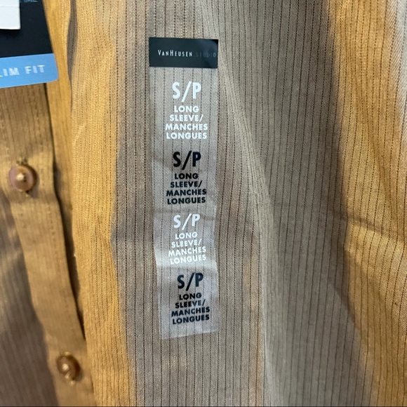 VanHeusen Slim Fit Button Down Shirt Size S - Picture 6 of 7
